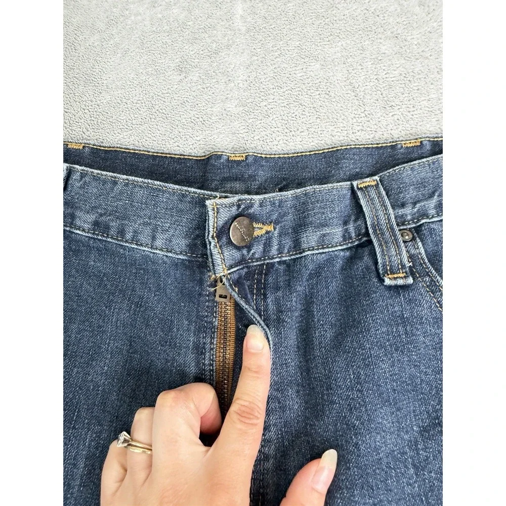Carhartt Relaxed Fit Straight Jeans Men's Size 38X30 Blue Workwear